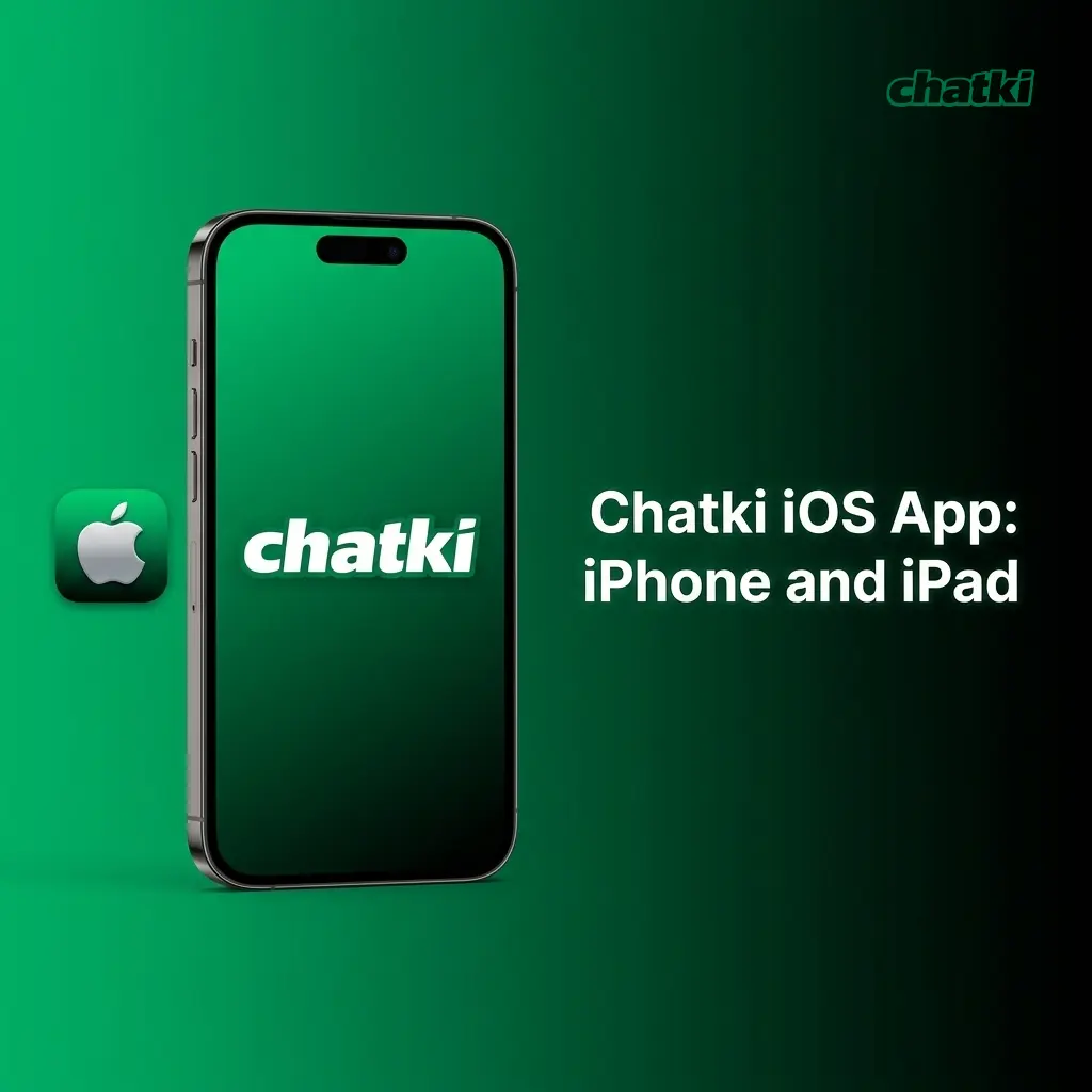 Chatki iOS app interface on iPhone and iPad showing sports betting, casino games, and account management features.