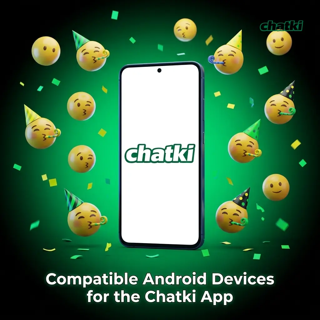 Samsung Galaxy, Tecno, Infinix, Xiaomi, Huawei, Nokia and OPPO Android devices compatible with Chatki app